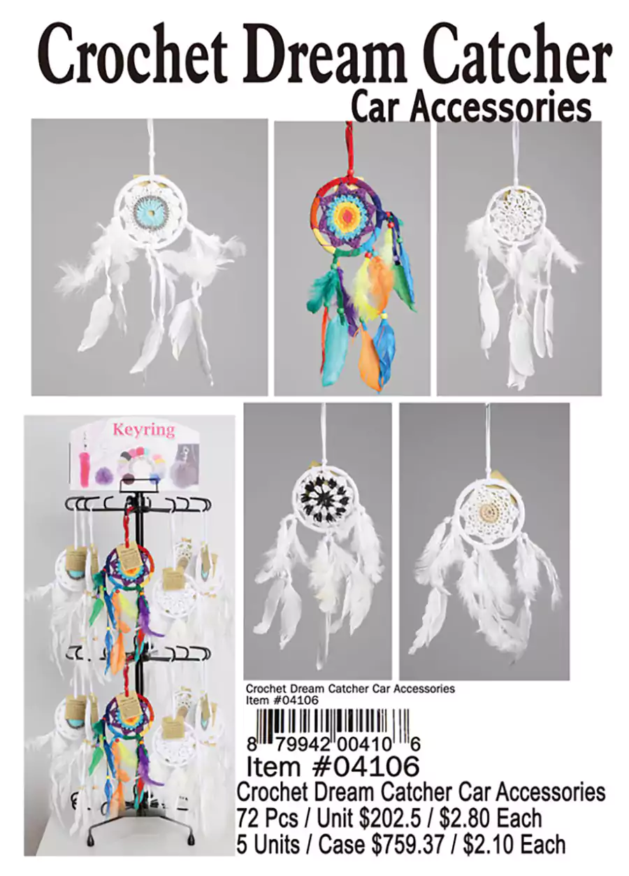 Crochet Dream Catcher Car Accessories